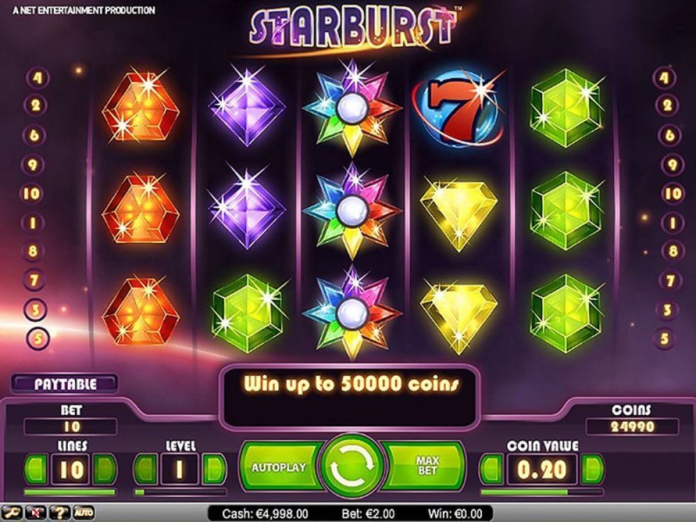 Starburst Spielautomat