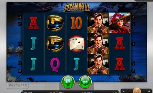 Steamboat Video Slot online spielen