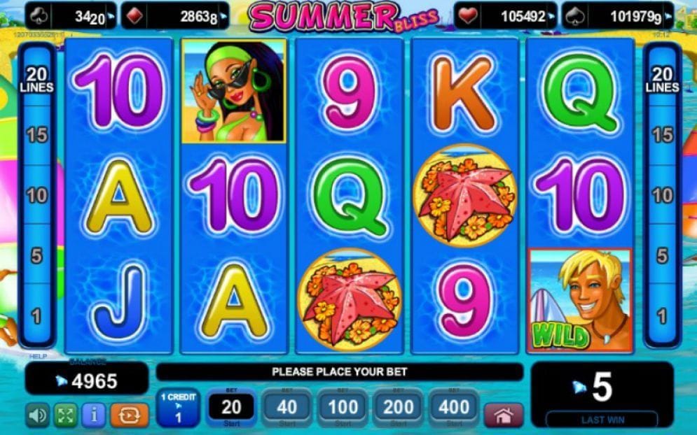 Summer Bliss online Spielautomat