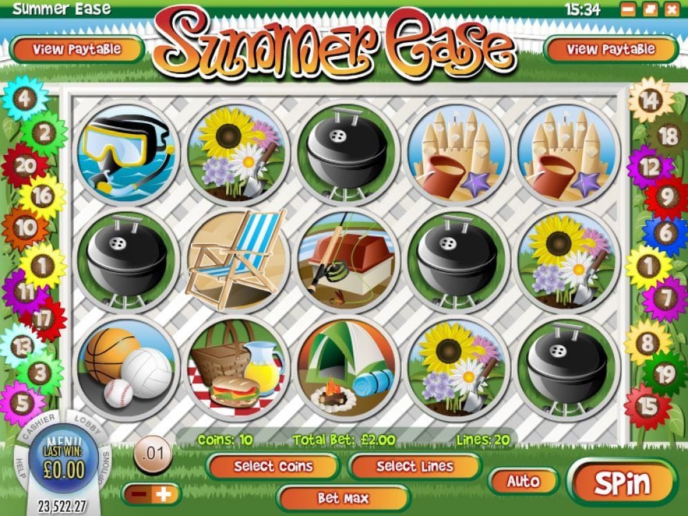 Summer Ease online Videoslot