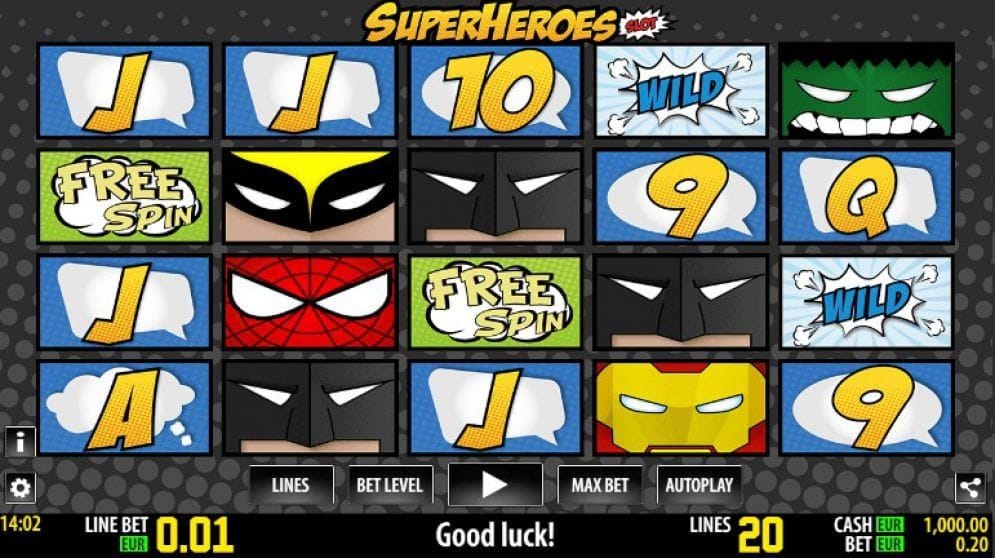 SuperHeroes SuperHeroes Video Slot