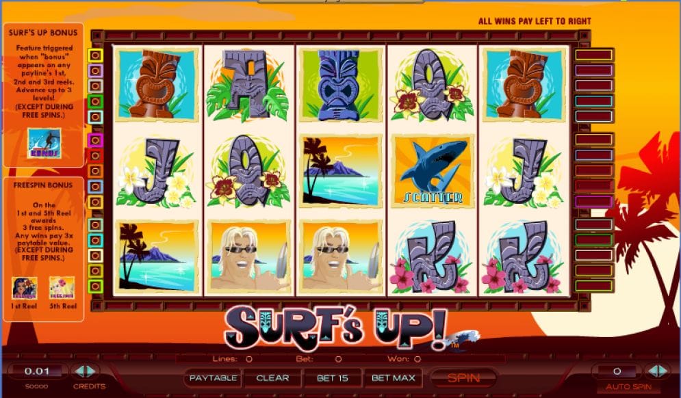 Surf's Up online Videoslot