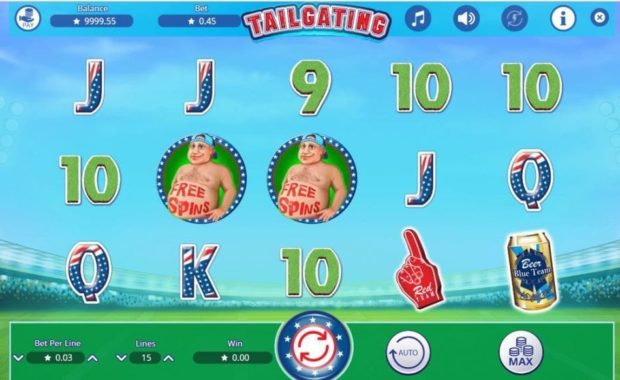 Tailgating Spielautomat ohne Anmeldung