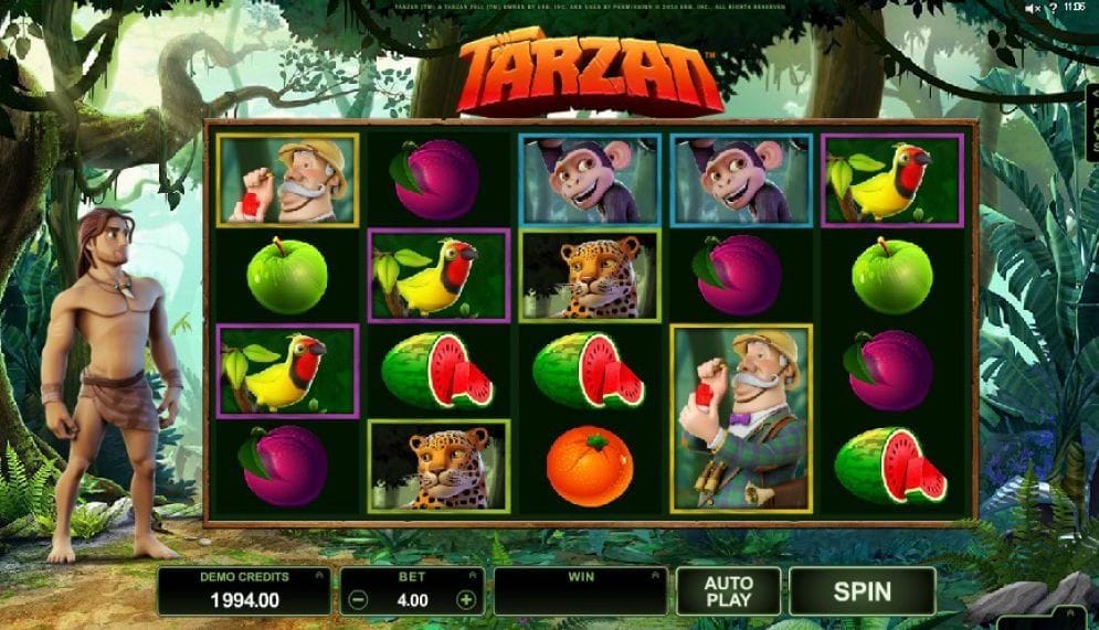 Tarzan online Videoslot