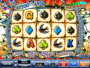 Tattoo Mania Slotmaschine ohne Anmeldung