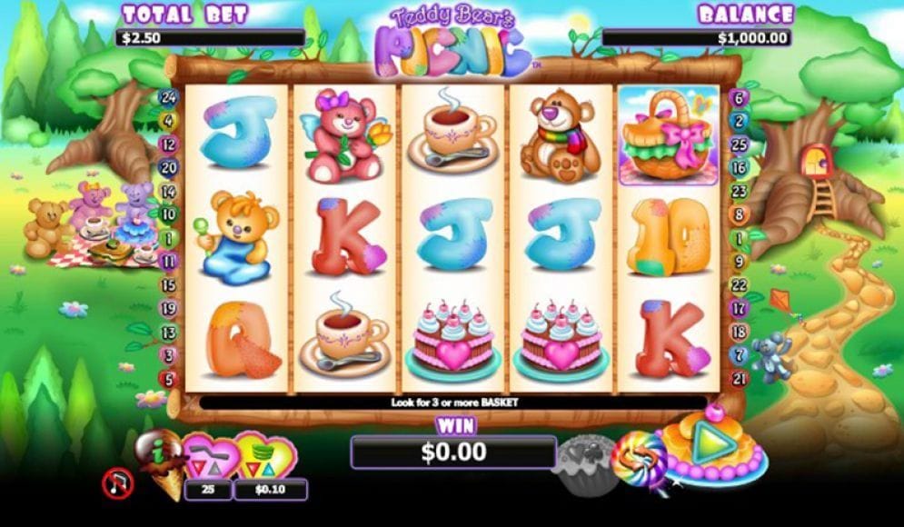 Teddy Bear's Picnic Casinospiel