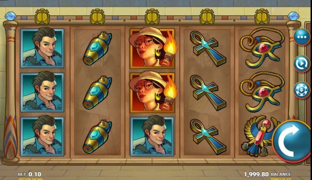 Temple of Tut online Video Slot