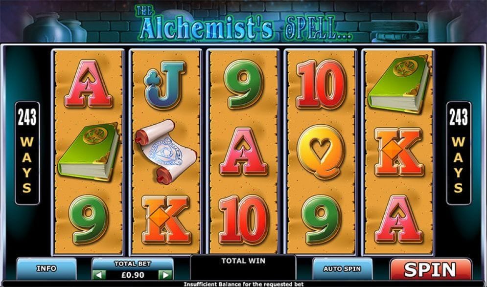 The Alchemist's Spell Spielautomat