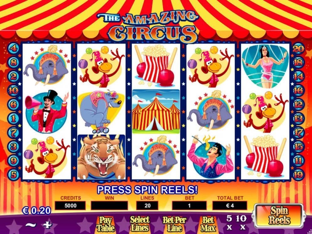 The Amazing Circus The Amazing Circus online Video Slot