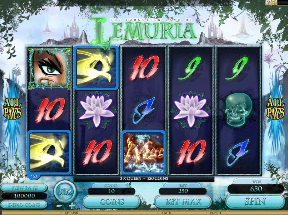 The Forgotten Land of Lemuria The Forgotten Land of Lemuria online Geldspielautomat