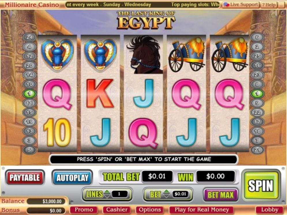 The Last King of Egypt Geldspielautomat