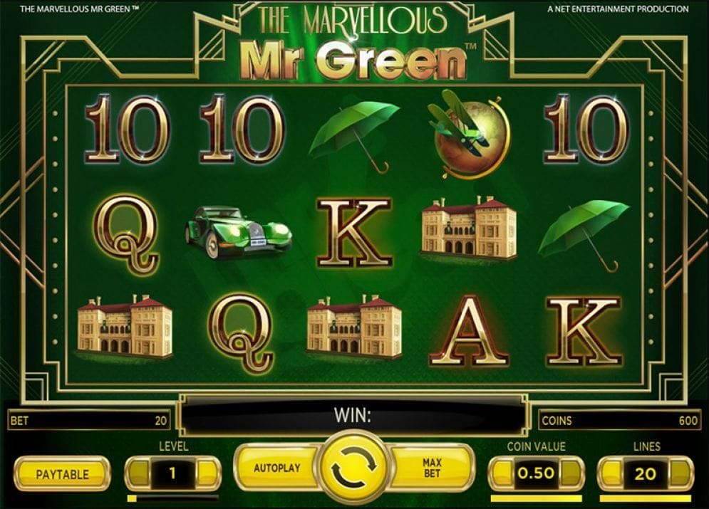The Marvellous Mr Green Spielautomat
