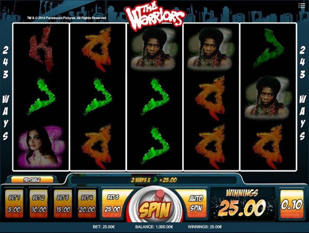 The Warriors Video Slot