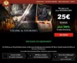 25 Freispiele bei der Anmeldung  + 675% Bonus auf Ihre ersten fünf Einzahlungen