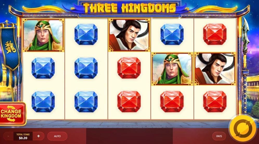 Three Kingdoms online Videoslot