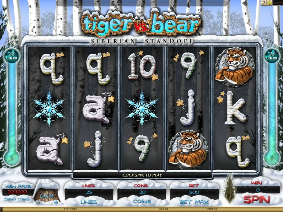 Tiger vs. Bear Tiger vs. Bear online Video Slot