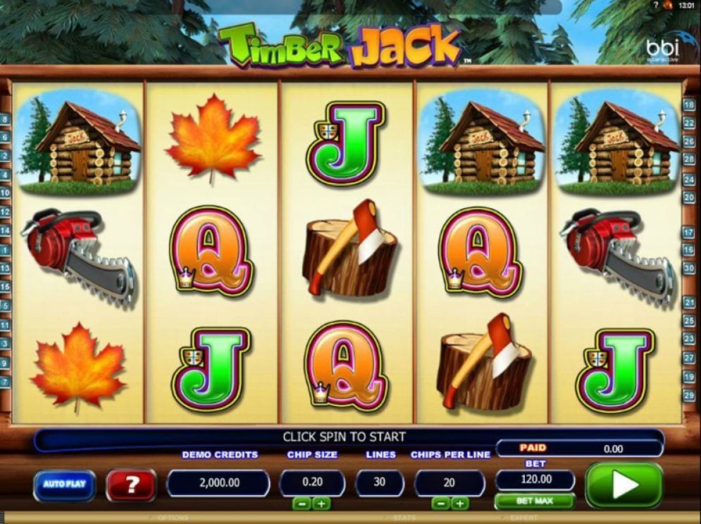 Timber Jack Timber Jack online Slotmaschine