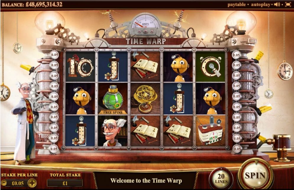 Time Warp Time Warp online Spielautomat