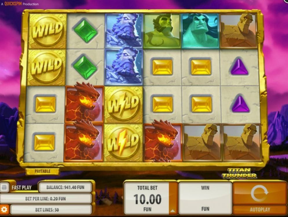 Titan Thunder Automatenspiel