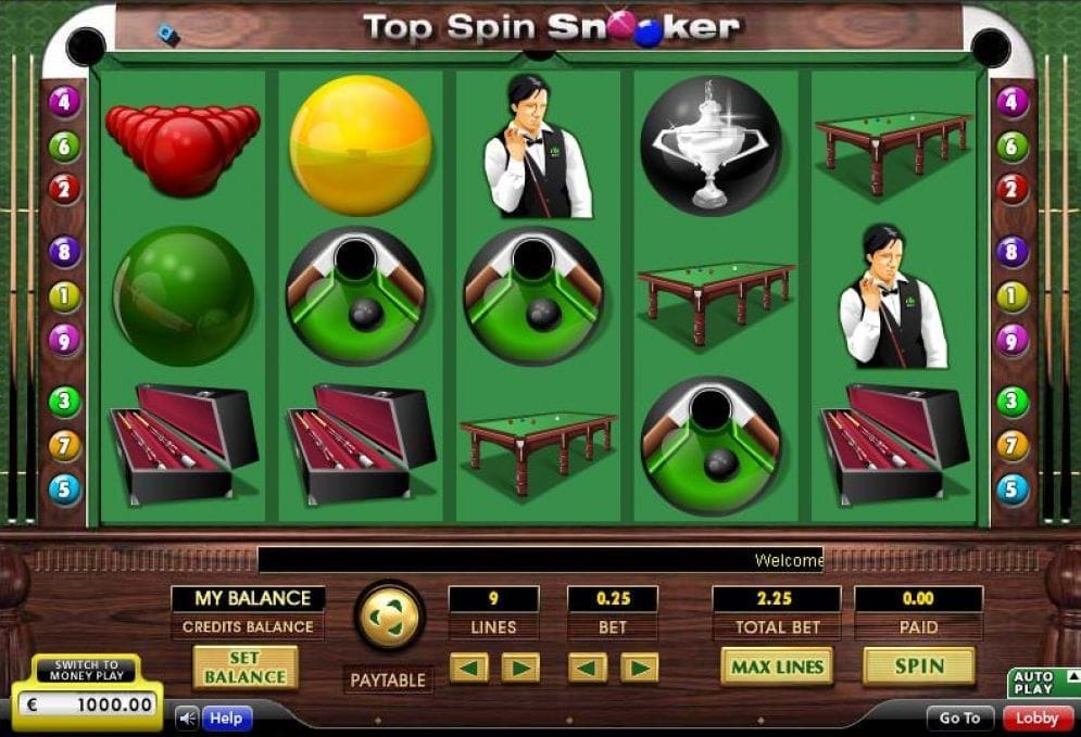 Top Spin Snooker Videoslot