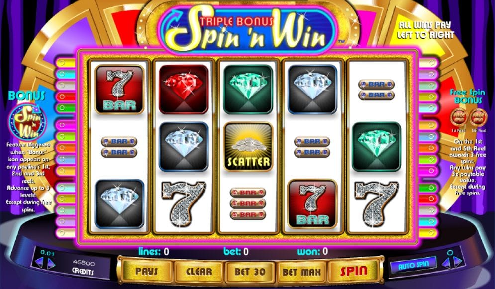 Triple Bonus Spin 'n Win Triple Bonus Spin 'n Win online Video Slot