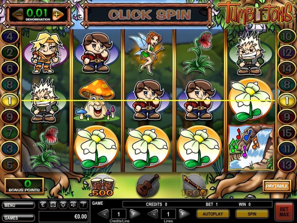 Tumbletons online Video Slot