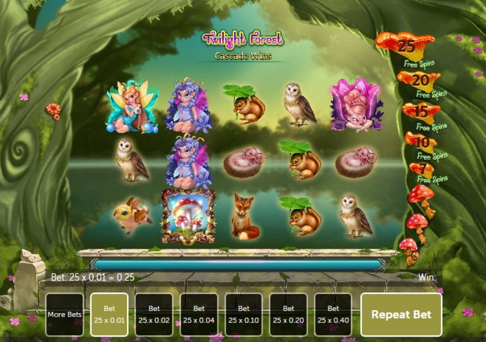 Twilight Forest online Geldspielautomat