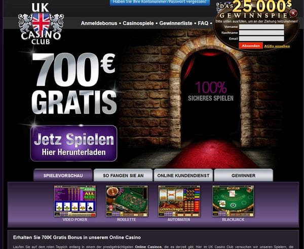UK Casino Club im Test