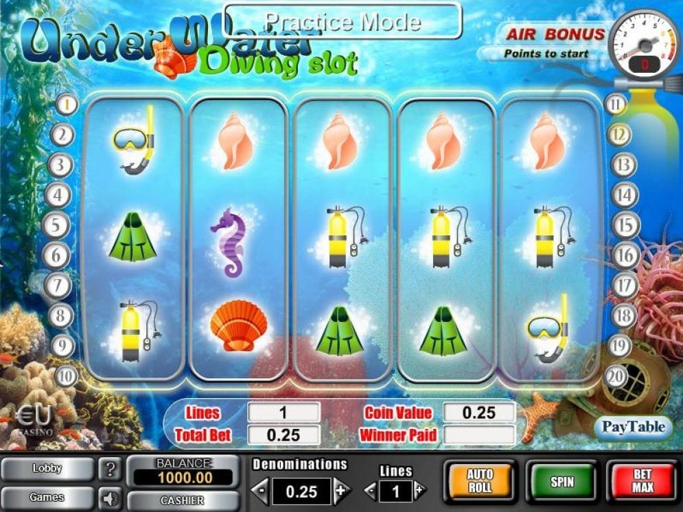 Under Water Under Water online Casinospiel