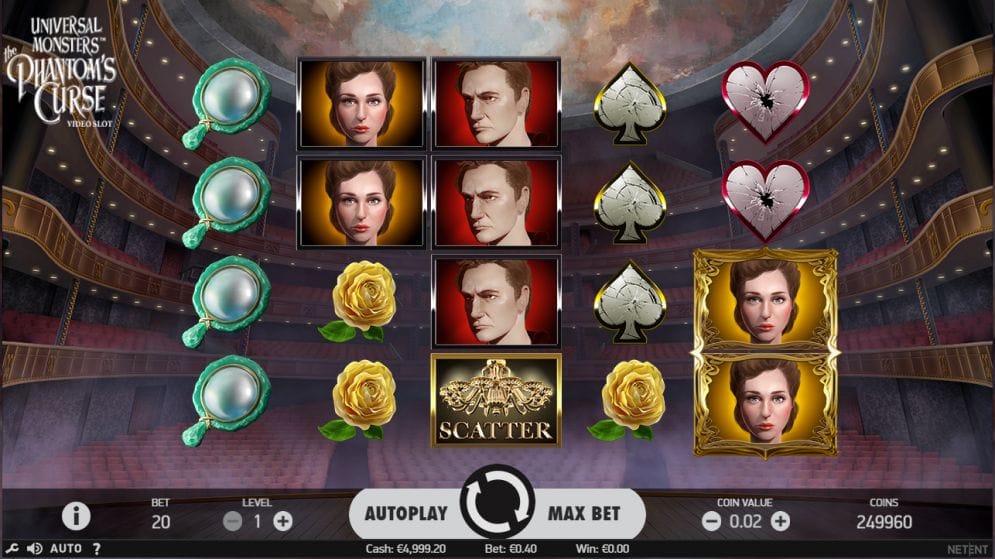 Universal Monsters: The Phantom's Curse Spielautomat