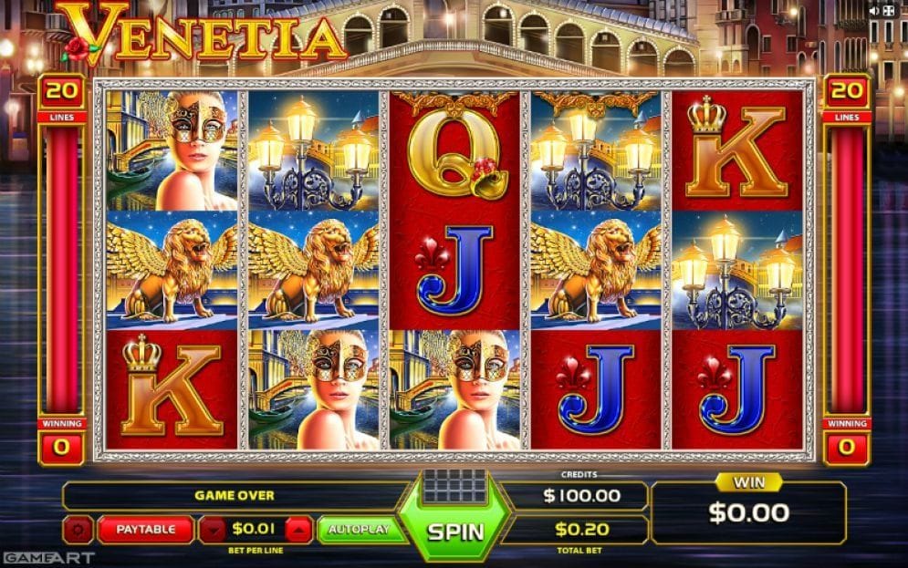 Venetia online Video Slot
