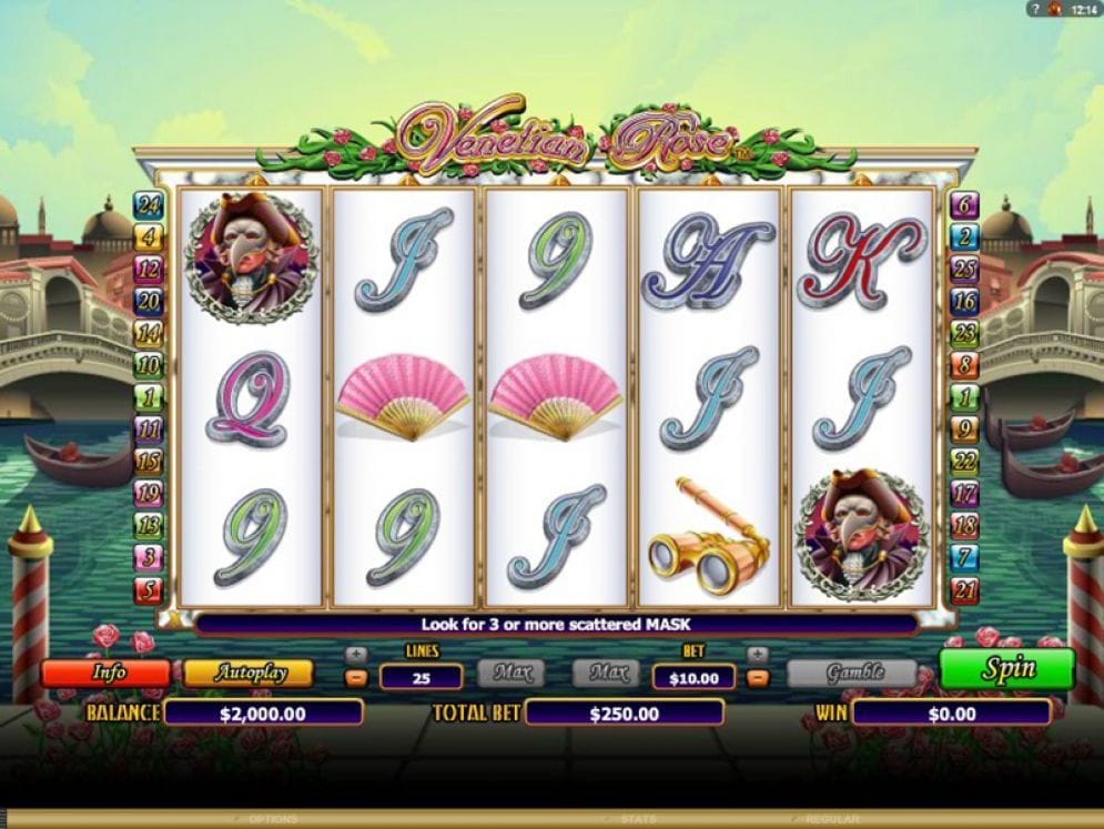 Venetian Rose Geldspielautomat