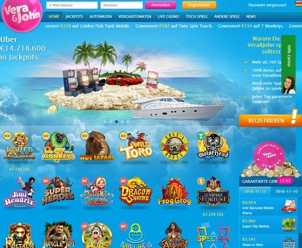 Vera & John Casino im Test