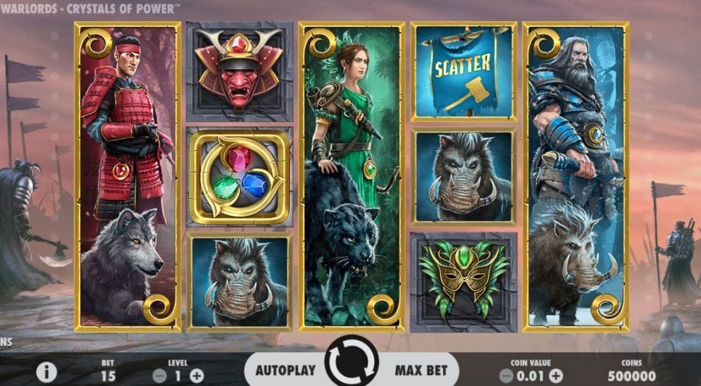 Warlords: Crystals of Power online Slotmaschine