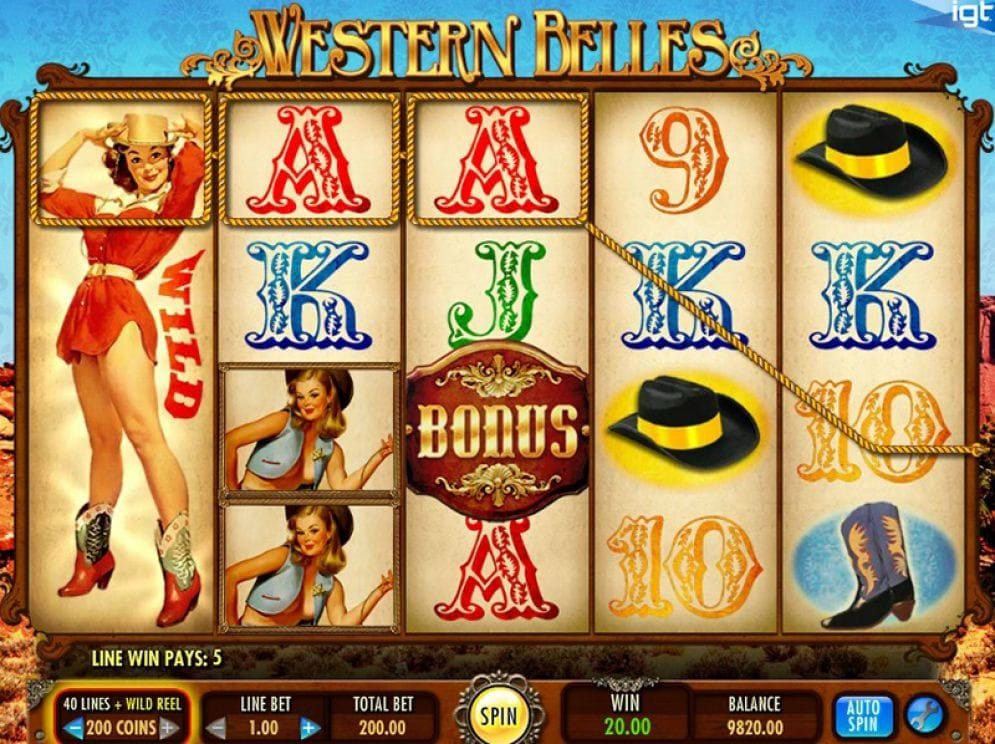 Western Belles Western Belles Automatenspiel