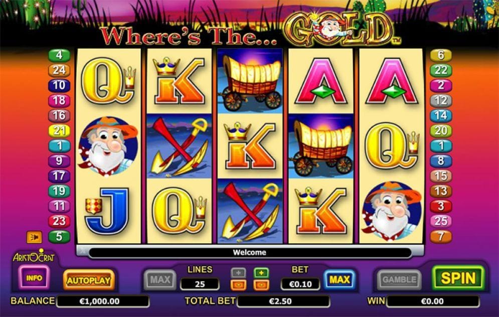 Where's The Gold Where's The Gold Automatenspiel