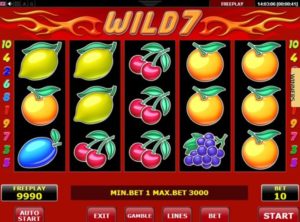 Wild 7 Videoslot freispiel