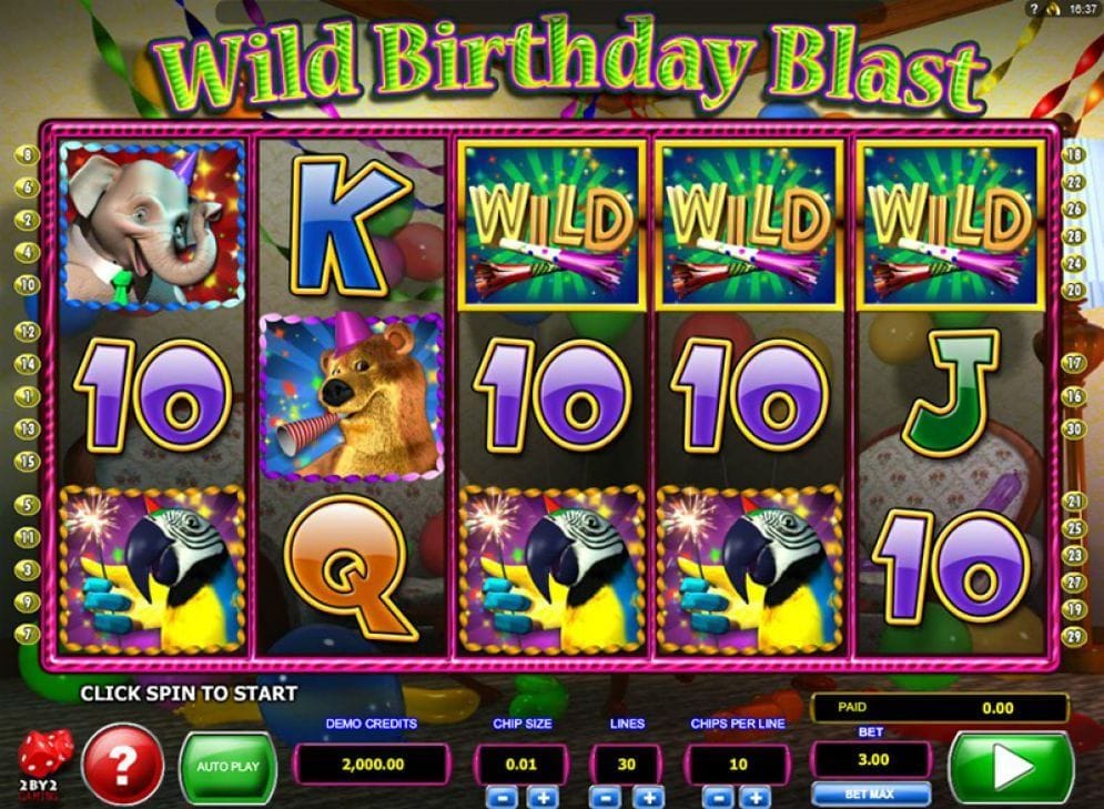 Wild Birthday Blast Wild Birthday Blast Spielautomat