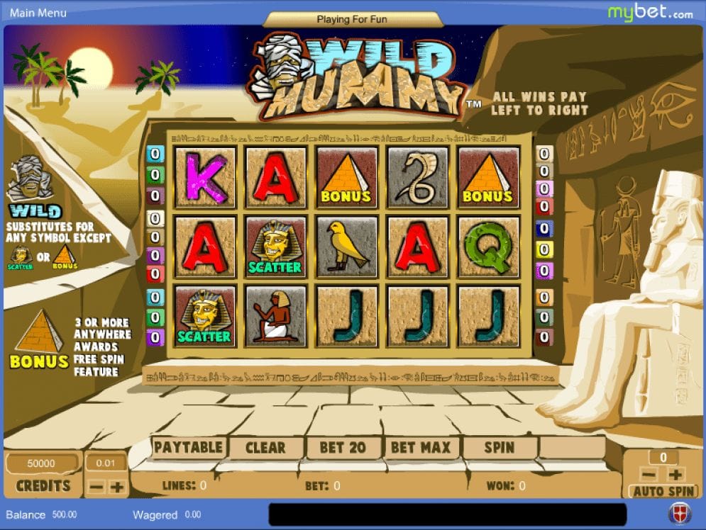 Wild Mummy Spielautomat