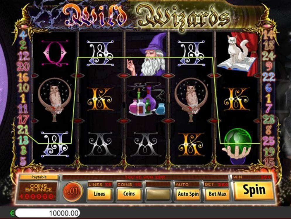 Wild Wizards online Automatenspiel