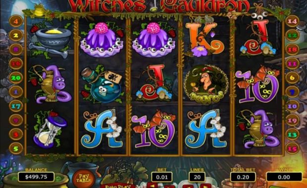 Witches Cauldron Slotmaschine online spielen