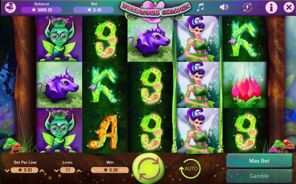 Wondrous Garden Videoslot