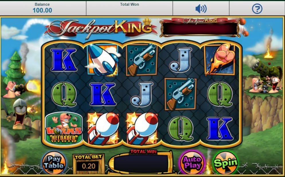 Worms Reloaded Video Slot
